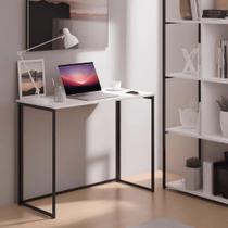 Escrivaninha de Estilo Industrial 90x50 MDF Amadeirado Conforto e Durabilidade no Seu Trabalho Escrivaninha de Estilo Industrial 90x50 MDF Amadeirado Conforto e Durabilidade no Seu Trabalho