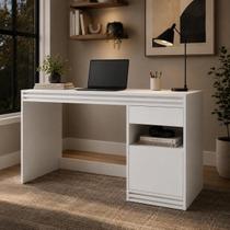 Escrivaninha de Estudos 120 Cm com 1 Porta e 1 Gaveta Quarto Home Office Escritório Mesa De Trabalho Organizador Moderna Multiuso Escrivaninha de Estudos 120 Cm com 1 Porta e 1 Gaveta Quarto Home Office Escritório Mesa De Trabalho Organizador Moderna Multiuso