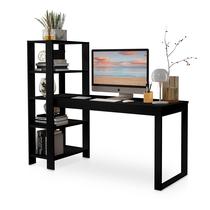 Escrivaninha De Madeira Industrial Para Estudos E Notebook - Pronta Entrega - Poloshop