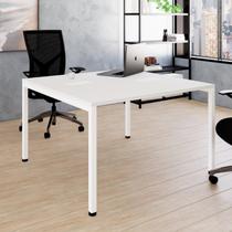 Escrivaninha Dupla Industrial com Pé Trave 120x120cm Smart Yescasa