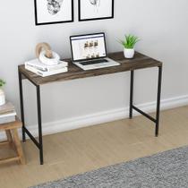 Escrivaninha Dynamica Industrial 120 cm - Carvalho Dark/Preto - Yescasa Escrivaninha Dynamica Industrial 120 cm - Carvalho Dark/Preto - Yescasa