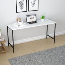 Escrivaninha Dynamica Industrial 150 cm - Branco/Preto Escrivaninha Dynamica Industrial 150 cm - Branco/Preto