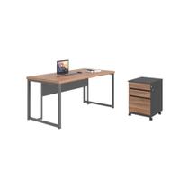 Escrivaninha e Gaveteiro Líbia Noce Preto Escrivaninha e Gaveteiro Líbia Noce Preto