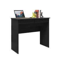 Escrivaninha EJ 2 gavetas para Quarto ou Escritório Preta Escrivaninha EJ 2 gavetas para Quarto ou Escritório Preta