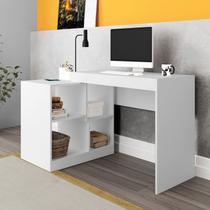 Escrivaninha em L 4 Nichos 136,5x68,5cm ME403 DJD Móveis