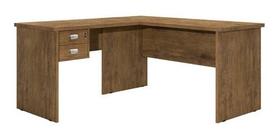 Escrivaninha Em L Mesa De Computador Taur. Canela 02 Gavetas Escrivaninha Em L Mesa De Computador Taur. Canela 02 Gavetas