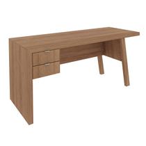 Escrivaninha Escritório 2 Gavetas 163x74,5x60 cm Amêndoa