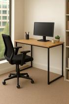 Escrivaninha Estudo Dobrável Articulada Compacta 80cm x 45cm Para Home Office e Ambientes Pequenos