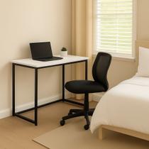 Escrivaninha Estudo Dobrável Articulada Compacta 80cm x 45cm Para Home Office e Ambientes Pequenos