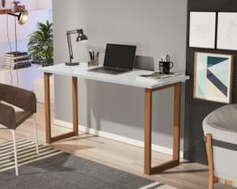 Escrivaninha Estudo Home Office Para Escritório Mesa Trabalho 76 cm Branco