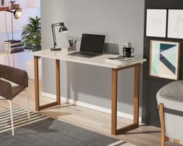 Escrivaninha Estudo Home Office Para Escritório Mesa Trabalho 76 cm Off White - Comprelar Movéis E Decorações