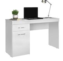 Escrivaninha Estudo Home Office Para Escritório Mesa Trabalho Com Porta e Gaveta