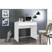 Escrivaninha Facility Branco com Gaveta para Escritório Quarto - Demóbile Escrivaninha Facility Branco com Gaveta para Escritório Quarto - Demóbile