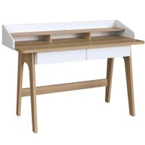 Escrivaninha Flexus 139cm - Hanover E Branco Escrivaninha Flexus 139cm - Hanover E Branco