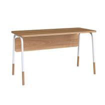 Escrivaninha Flexus Hanover e Branca 136 cm