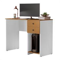 Escrivaninha Gamer Para Computador Home Office Com 2 Gavetas e Suporte Para CPU Compacto Multiuso