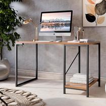 Escrivaninha Gamer Tokyo MDF Mesa Para Computador Home Office E Estudos Com Suporte Para CPU E Prateleira Lateral Estrutura Em Aço Estilo Industrial Escrivaninha Gamer Tokyo MDF Mesa Para Computador Home Office E Estudos Com Suporte Para CPU E Prateleira Lateral Estrutura Em Aço Estilo Industrial