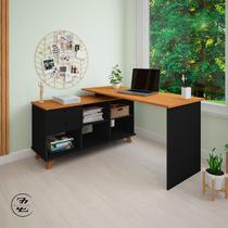 Escrivaninha gold - freijó/preto 6142 Escrivaninha gold - freijó/preto 6142