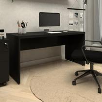 Escrivaninha Home Office 150cm Tampo 40mm Pés Painel