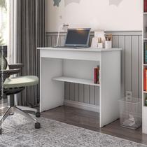 Escrivaninha Home Office com Prateleira 1 Gaveta Funcional Decorativa Cores