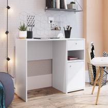 Escrivaninha Home Office Compacta 90cm com porta e gaveta Coimbra ES908 Art in Móveis