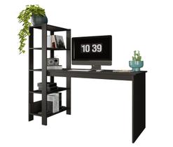 Escrivaninha Home Office Estudo Escritório Prateleiras Artemis Mesa Industrial Nichos Sala Notebook Gamer Quarto Computador Simples Impressora Escrivaninha Home Office Estudo Escritório Prateleiras Artemis Mesa Industrial Nichos Sala Notebook Gamer Quarto Computador Simples Impressora