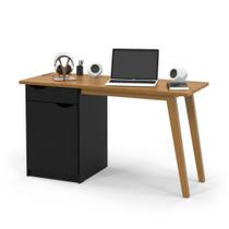escrivaninha home office prism com madeira luxo patrimar