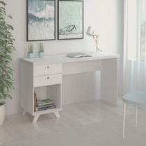 Escrivaninha Home Office Retrô Sky Artany Branco