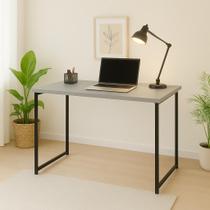 Escrivaninha Industrial Mesa Estudo Aparador Escritório Office Aço Mdf - JOMATRI