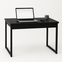 Escrivaninha Industrial Plus Mesa Home Office Preto - Rede Móveis