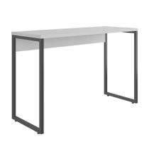 Escrivaninha Industrial Vancouver Preto Fosco/branco - Móveis Arapongas Escrivaninha Industrial Vancouver Preto Fosco/branco - Móveis Arapongas