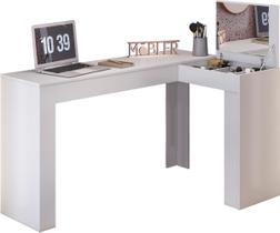 Escrivaninha Jade Canto Star Com Penteadeira Espelho Camarim - Móveis Leartam