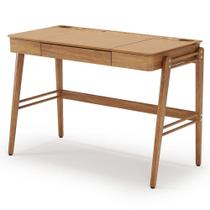 Escrivaninha Joy com 2 Divisorias e 1 Gaveta cor Champagne 112 cm - 67147