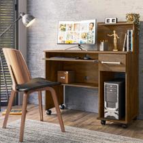 Escrivaninha Lukaliam Office Studio Mdp De 1090mm X 1115mm X 410mm Canela