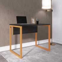 Escrivaninha M90/60P 25TUB 90cm Industrial Preto e Laranja