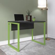 Escrivaninha M90/60P 25TUB 90cm Industrial Preto e Verde Escrivaninha M90/60P 25TUB 90cm Industrial Preto e Verde