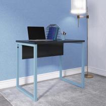 Escrivaninha M90/60P25TUB 90cm Industrial Preto Escrivaninha M90/60P25TUB 90cm Industrial Preto