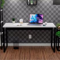 Escrivaninha Maclavi Móveis Mesa para escritorio industrial mdf de 150cm x 60cm branco
