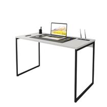Escrivaninha Maclavi Móveis Mesa para Escritorio Industrial MDF de 150cm x 60cm Branco