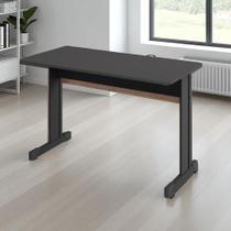 Escrivaninha Master 1.2 Euro Preto Onix Sem Gavetas Escrivaninha Master 1.2 Euro Preto Onix Sem Gavetas