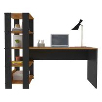 Escrivaninha Match Pinho e Preta Escrivaninha Match Pinho e Preta