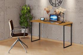 Escrivaninha Mega Estilo Industrial com Pés Metálicos JCM Movelaria