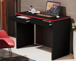 Escrivaninha Mesa Computador 6080 Cor Preto/Vermelho Escrivaninha Mesa Computador 6080 Cor Preto/Vermelho