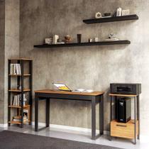 Escrivaninha Mesa de Apoio Estante e Prateleiras 100% MDF