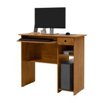 Escrivaninha Mesa De Computado Gamer Com Gaveta Viena Freijó