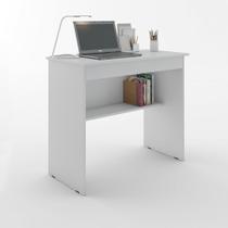Escrivaninha/Mesa de Computador com 1 Gaveta e Prateleira Organizadora para Quarto ou Escritório de Estudo Notebook