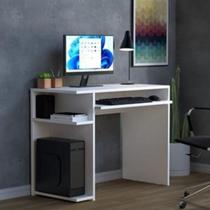 Escrivaninha Mesa De Computador Gamer, com Prateleira Elevada E Suporte Para Teclado Extensível JM3 MÓVEIS