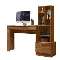 Escrivaninha Mesa de Computador Lion com Estante e 1 Gaveta - Mobler