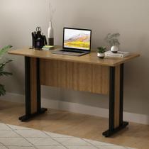 Escrivaninha Mesa De Escritório 117cm Multimóveis Cr25341 Amêndoa
