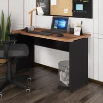 Escrivaninha Mesa De Escritório 120cm Multimóveis Cr25312 Sevilha Preto Escrivaninha Mesa De Escritório 120cm Multimóveis Cr25312 Sevilha Preto